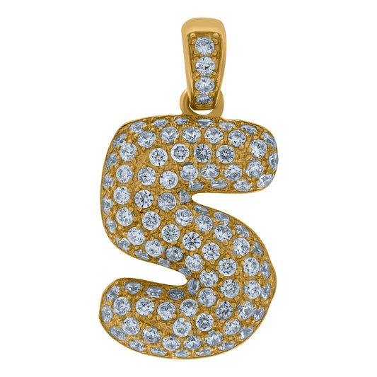10Kt Gold Number "5" Pendant