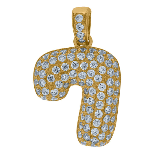 10Kt Gold Number "7" Pendant