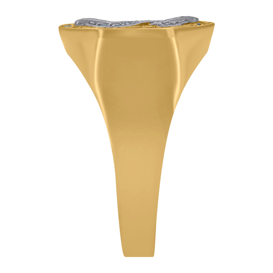 10Kt Gold Cz Ring