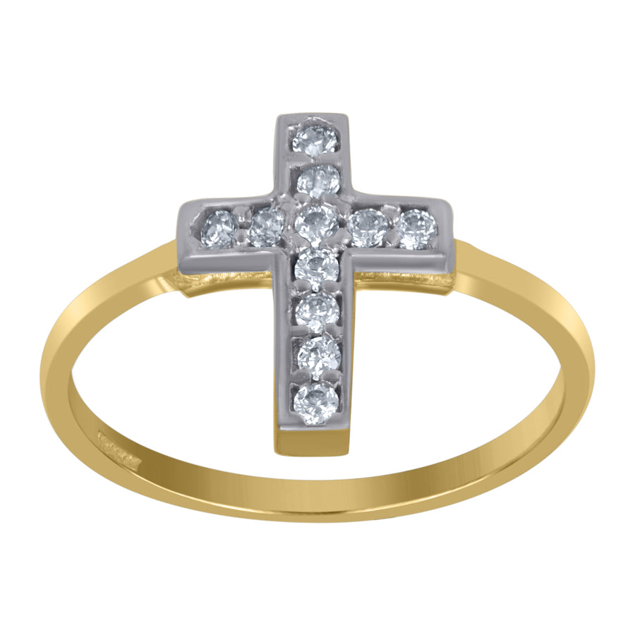 10Kt Gold Cz Ring