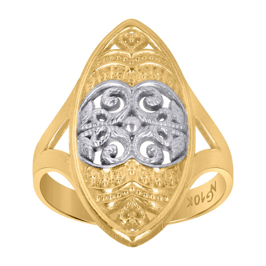10Kt Gold Cz  Ring