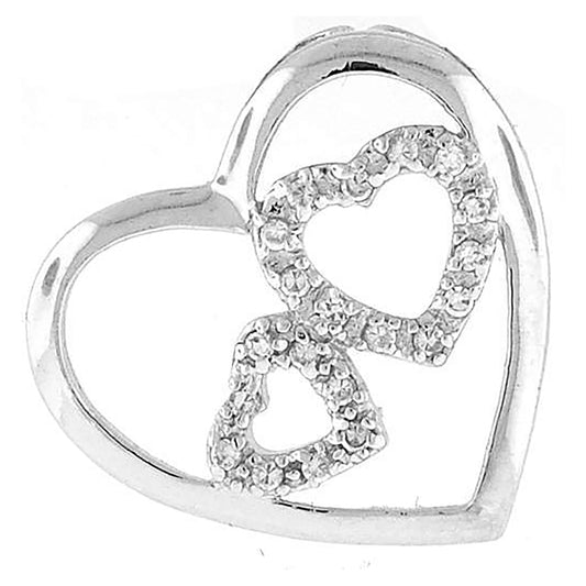 925-Cz Heart Pendant