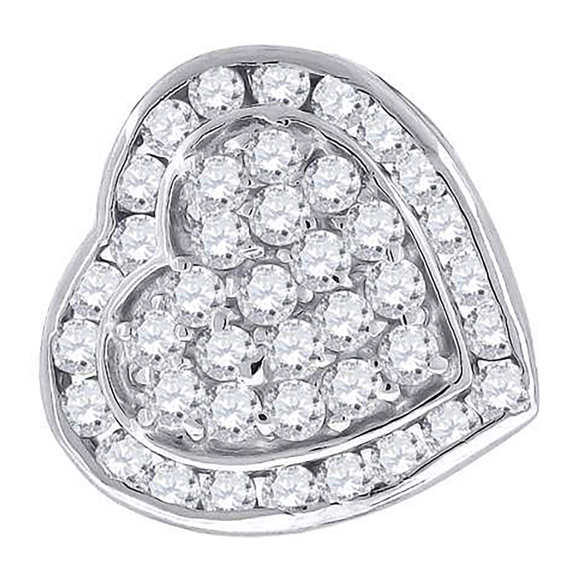 925-Cz Heart Pendant