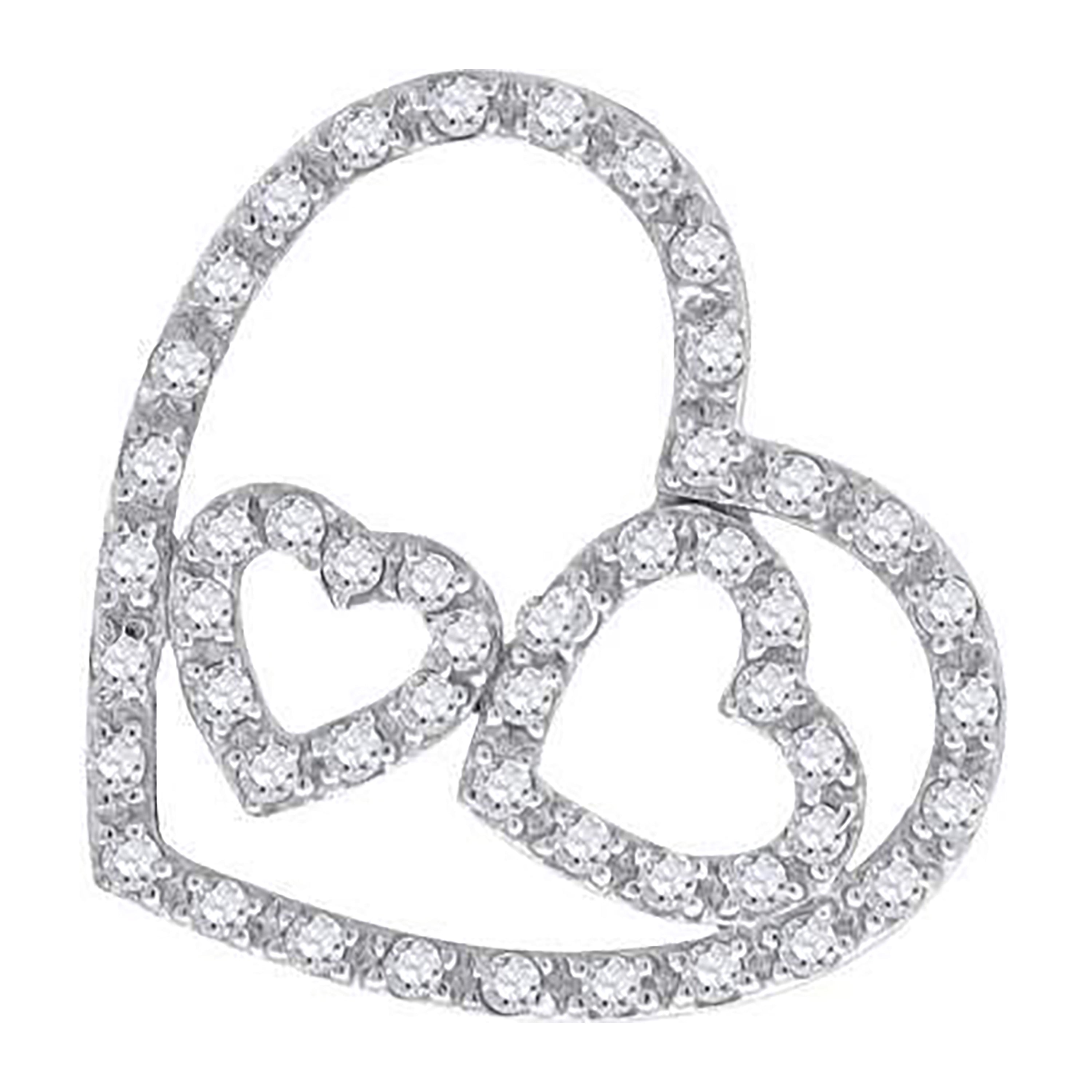 925-Cz Heart Pendant