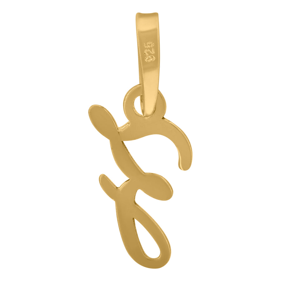 925 Sterling Silver "Z" Initial Pendant