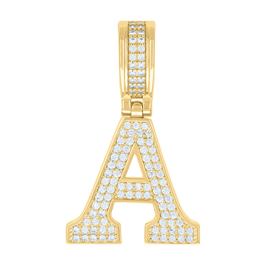 925 Sterling Silver Pendant Inital Letter "A"