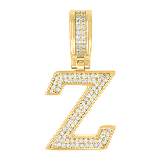 925 Sterling Silver Pendant Inital Letter "Z"