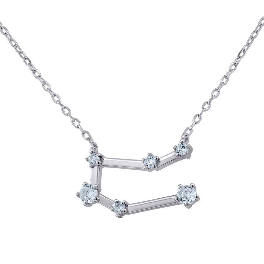 925 Sterling Silver Gemini 18" Necklace