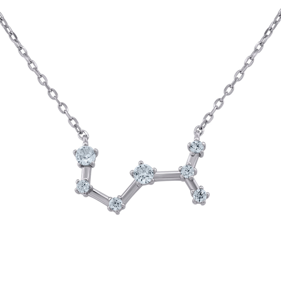 925 Sterling Silver Scorpio 18" Necklace