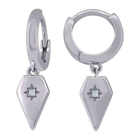 925 Sterling Silver 10.5Mm Earring