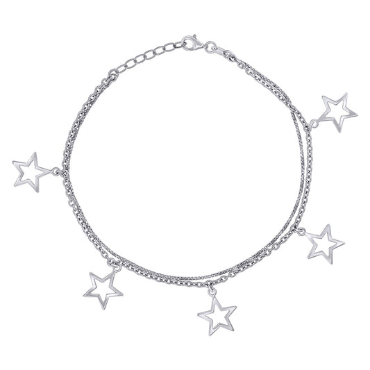 925 Sterling Silver Anklet-10"