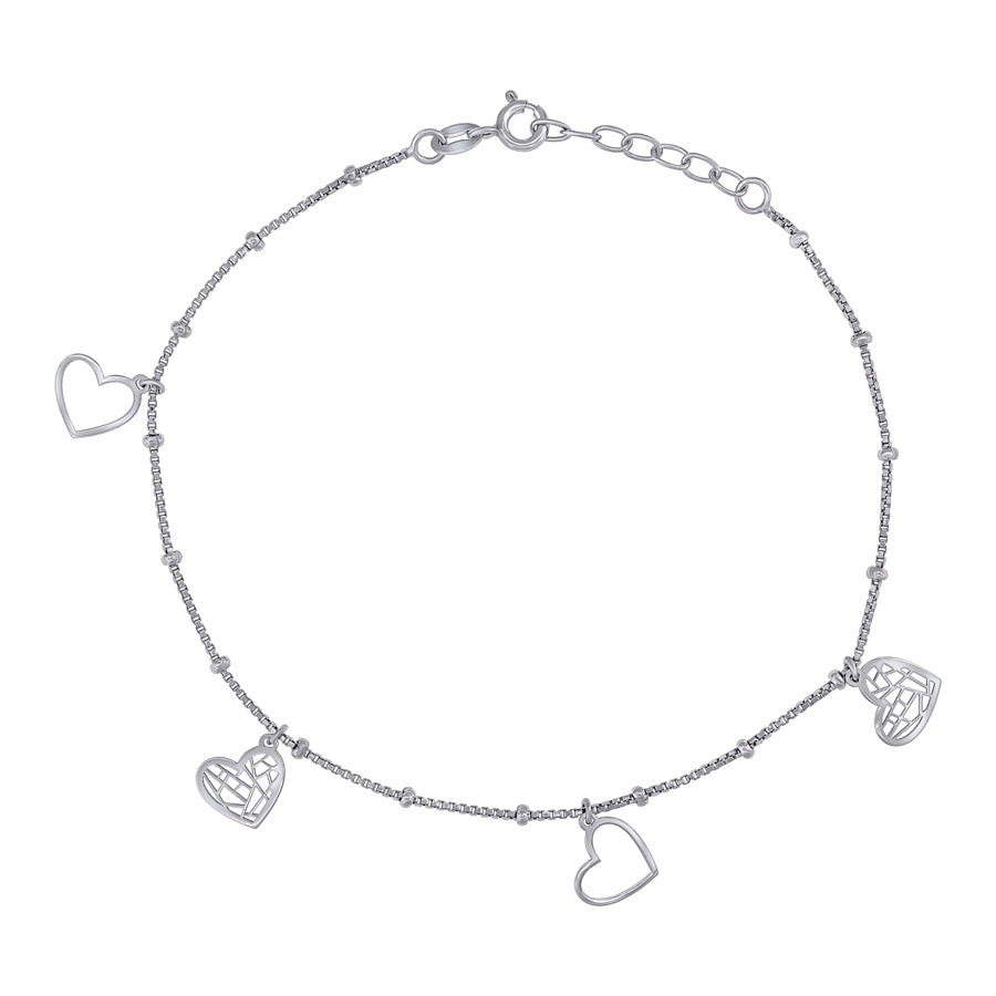 925 Sterling Silver Anklet-10"