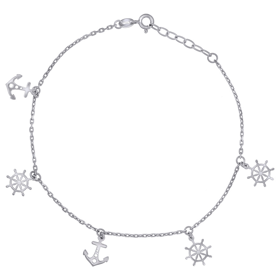 925 Sterling Silver Anklet-10"