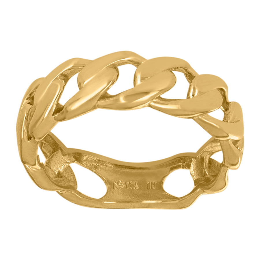 10K Gold Ring 6mm-Sz10