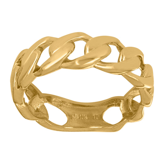 10K Gold Ring 6mm-Sz10