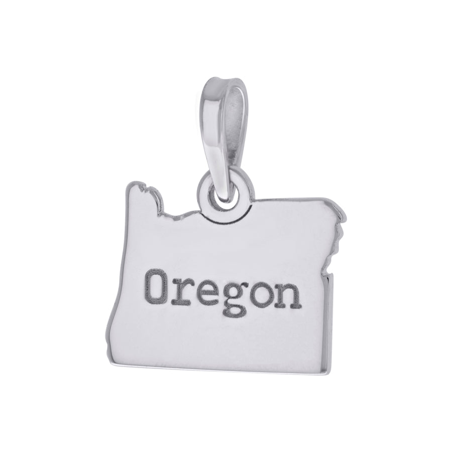 925 Sterling Silver Oregon Pendant