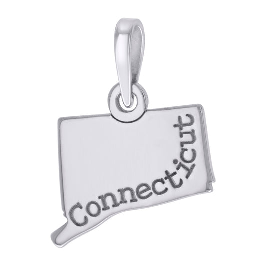 925 Sterling Silver Connecticut Pendant