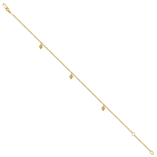 14Kt Gold Anklet