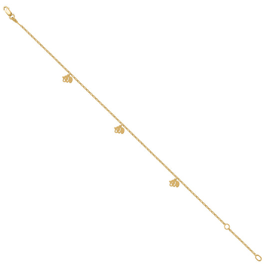 14Kt Gold Anklet