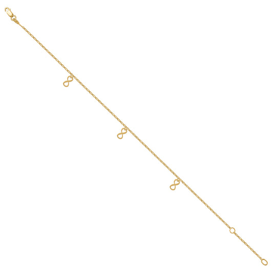 14Kt Gold Anklet
