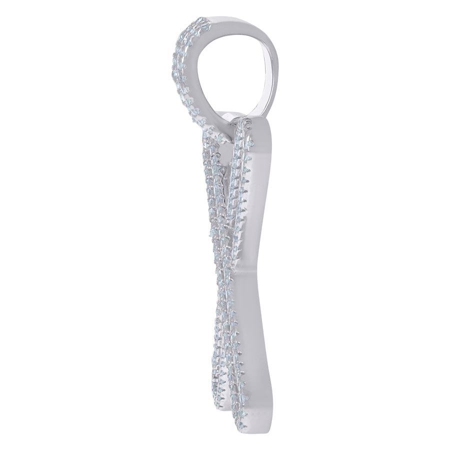 925 Sterling Silver Initial Pendant "X"