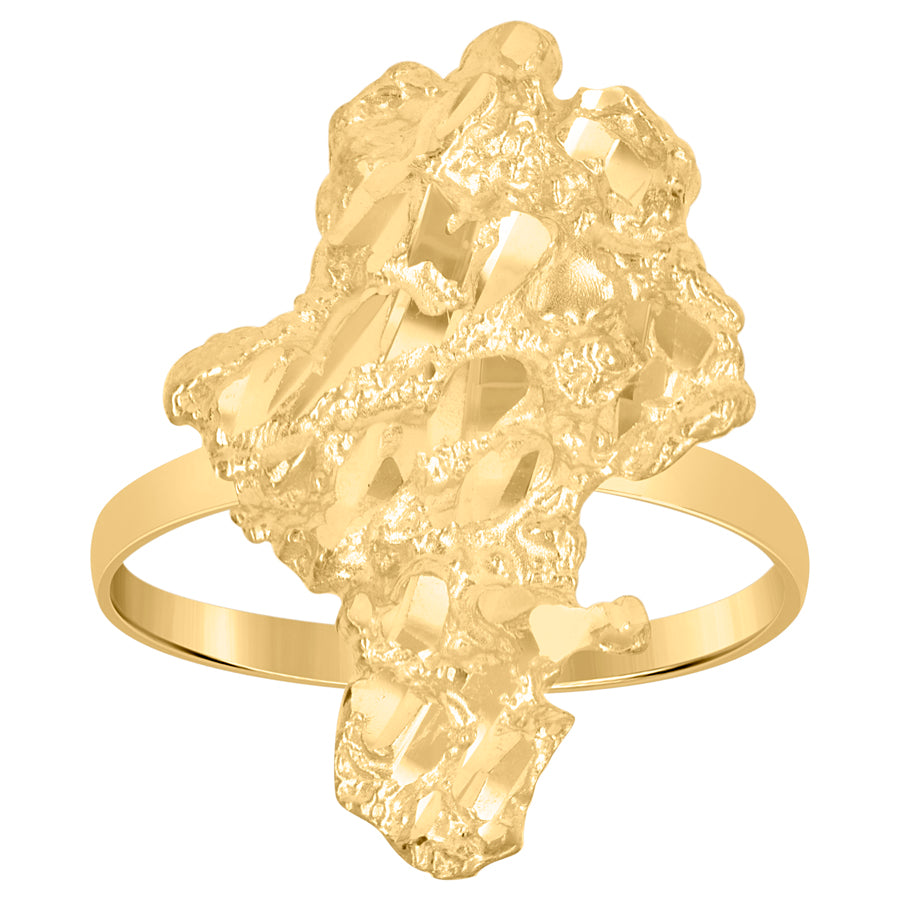 10Kt Gold Nugget Ring