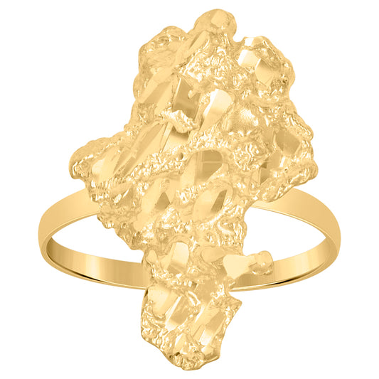 10Kt Gold Nugget Ring