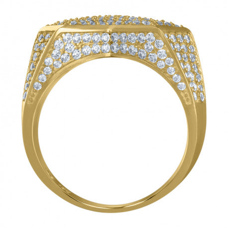 10K Gold Cz Ring