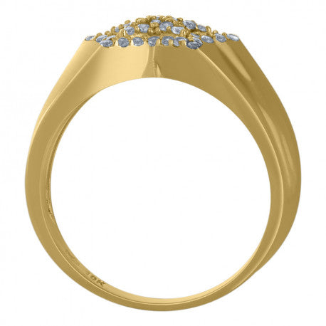 10K Gold Cz Ring