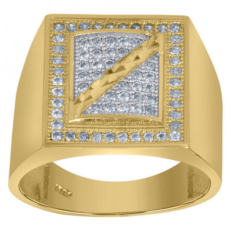 10K Gold Mens Ring