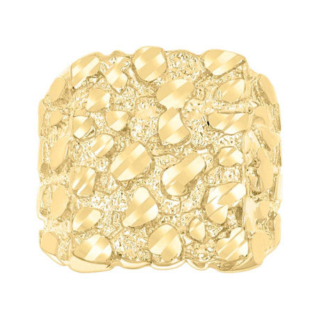 10K Gold Nugget Ring S11