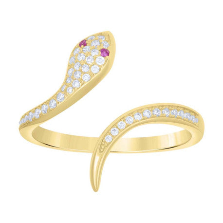 10K Gold Cz Ring