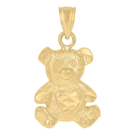 10Kt Bear Charm