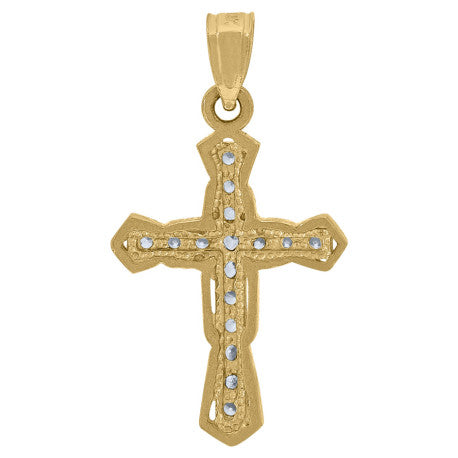 10Kt Gold Cz Pendant