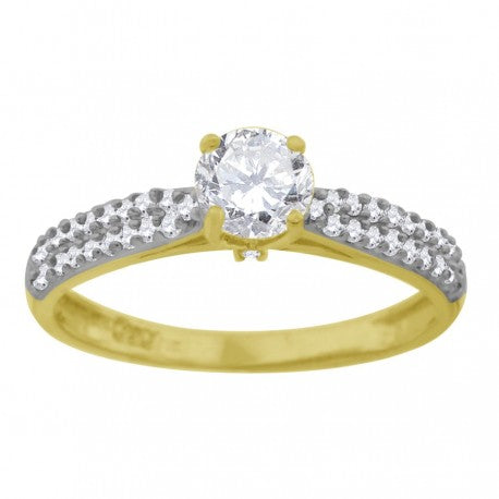 10Kt Cz Gold Ring