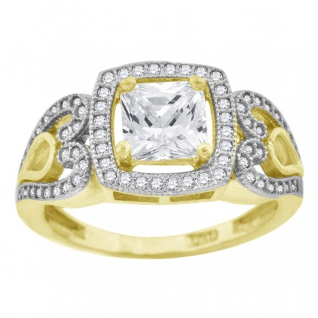 10Kt Cz Gold Ring