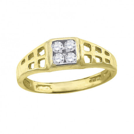 10Kt Cz Ring