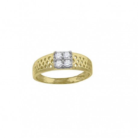 10Kt Cz Ring