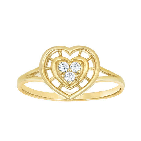 10Kt Cz Ring