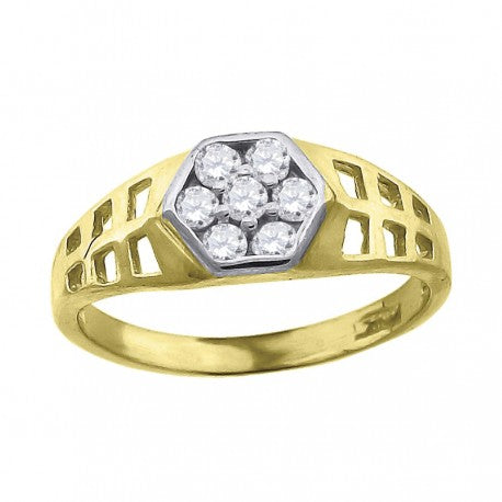 10Kt Cz Ring