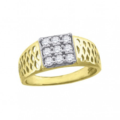 10Kt Cz Ring