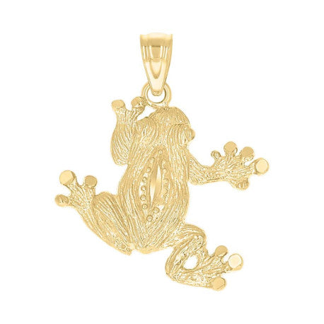 10Kt Frog Charm