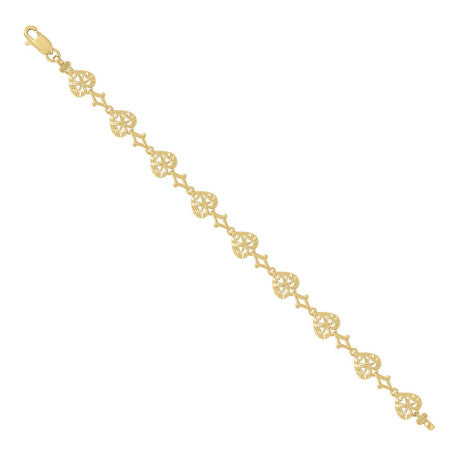 10Kt Gold 7" Bracelet