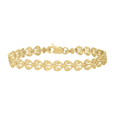 10Kt Gold Bracelet 7"