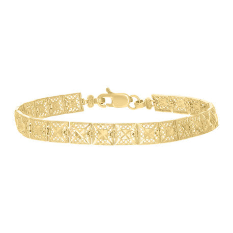 10Kt Gold 7" Bracelet