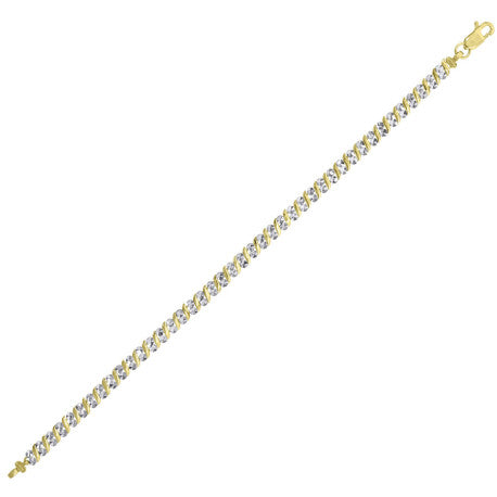 10Kt Gold Bracelet  8"