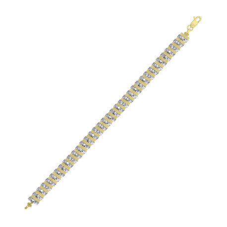 10Kt Gold  Bracelet 8"