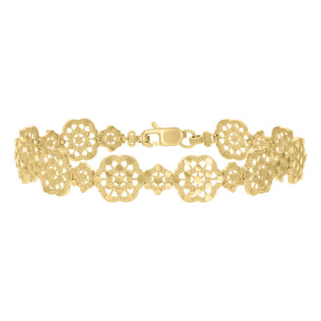 10Kt Gold Bracelet 8"