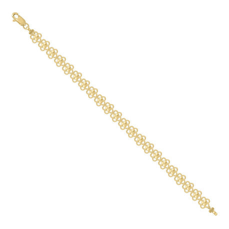 10Kt Gold 8" Bracelet