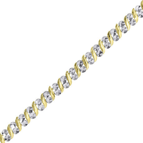 10Kt Gold Bracelet  8"